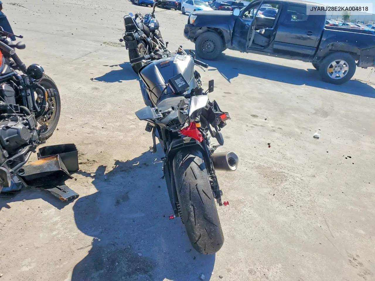 2019 Yamaha Yzfr6 VIN: JYARJ28E2KA004818 Lot: 47061176
