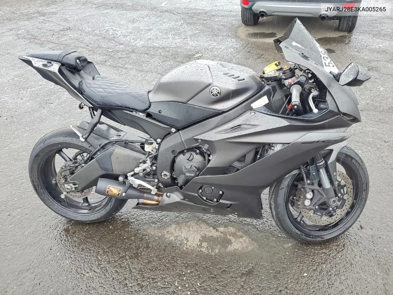 2019 Yamaha Yzfr6 VIN: JYARJ28E3KA005265 Lot: 53815646