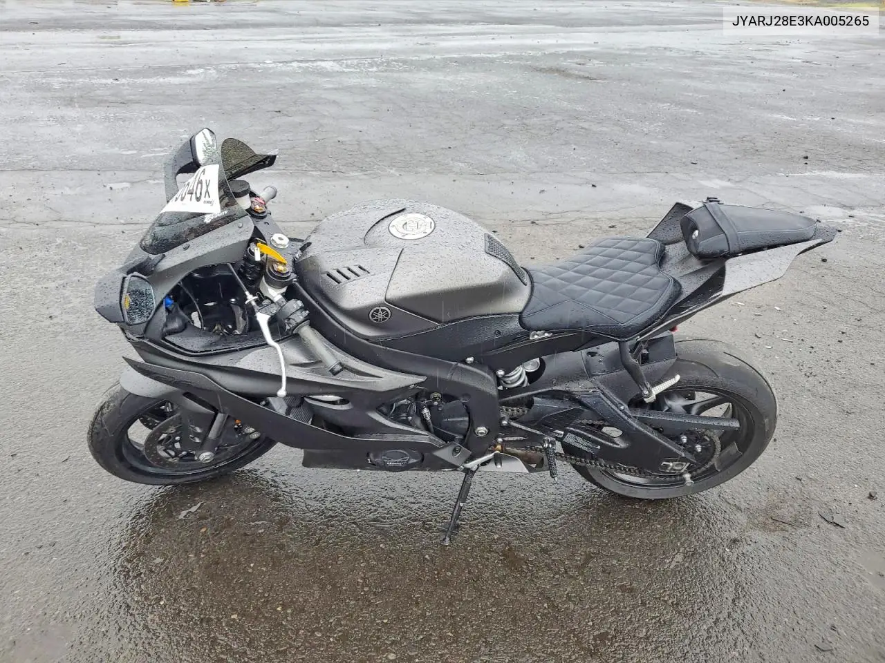 2019 Yamaha Yzfr6 VIN: JYARJ28E3KA005265 Lot: 53815646