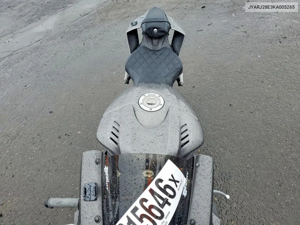 2019 Yamaha Yzfr6 VIN: JYARJ28E3KA005265 Lot: 53815646