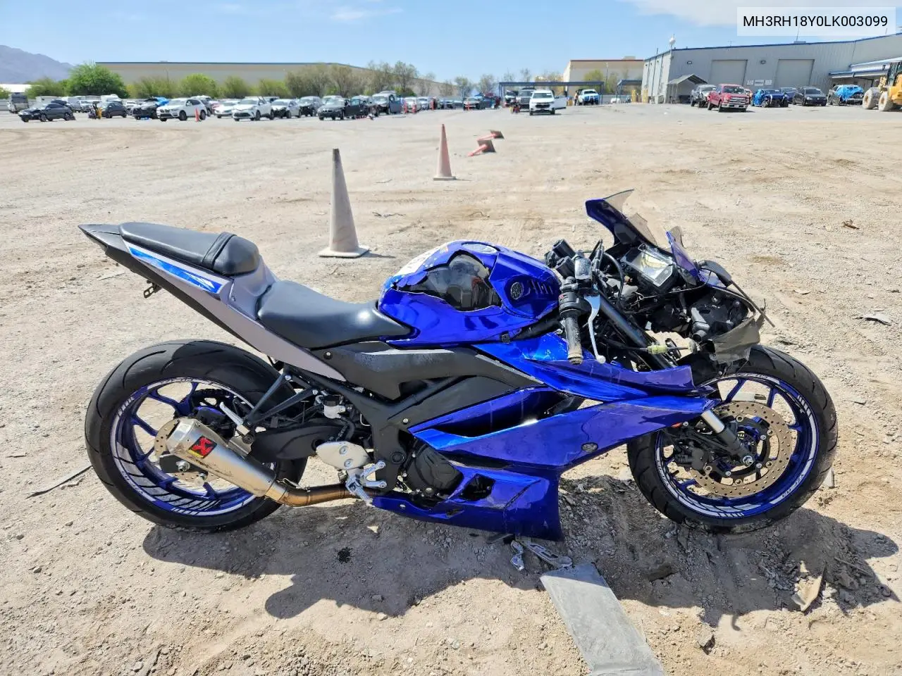 2020 Yamaha Yzfr3 A VIN: MH3RH18Y0LK003099 Lot: 56807616