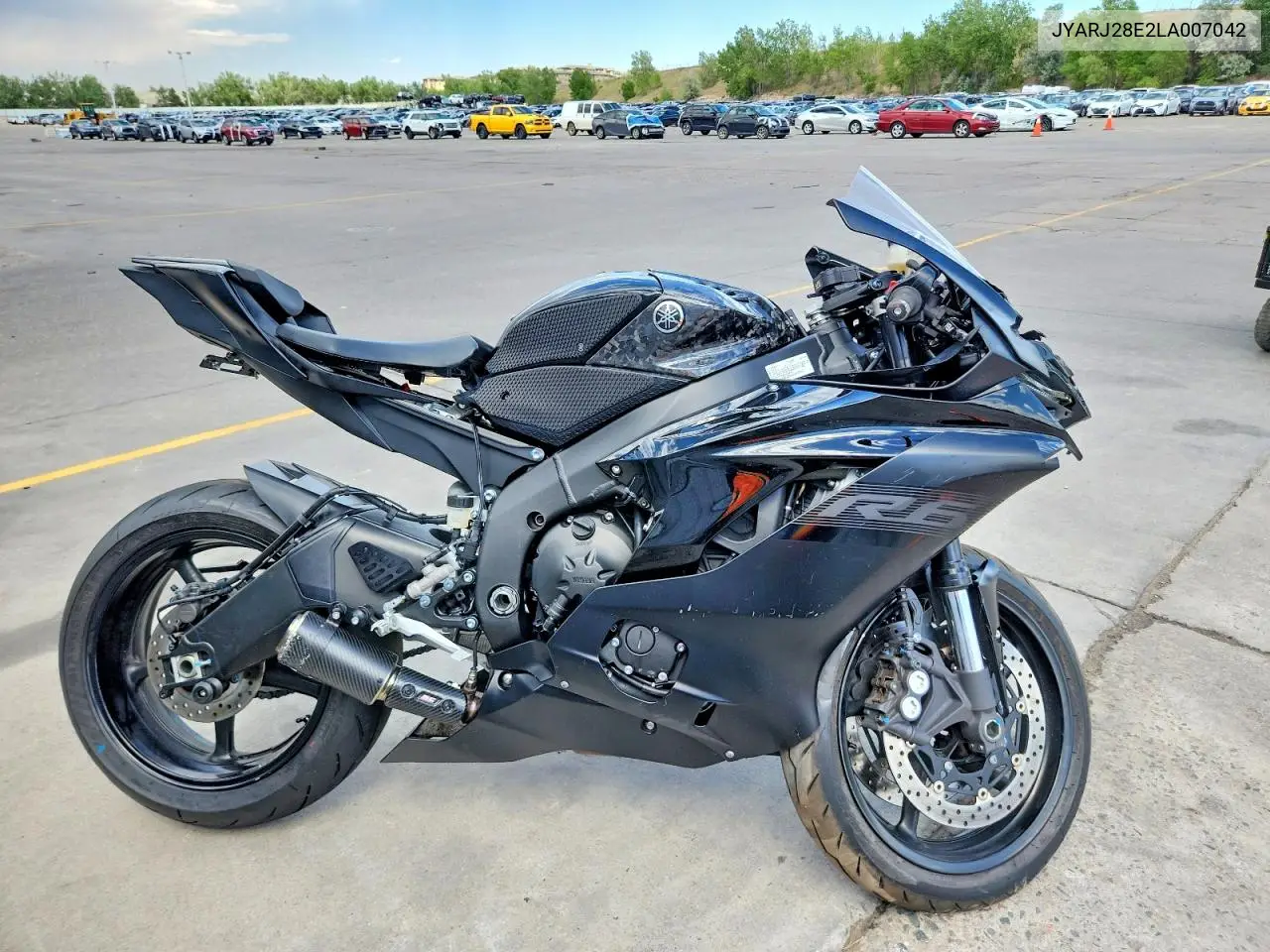 2020 Yamaha Yzfr6 VIN: JYARJ28E2LA007042 Lot: 59011766
