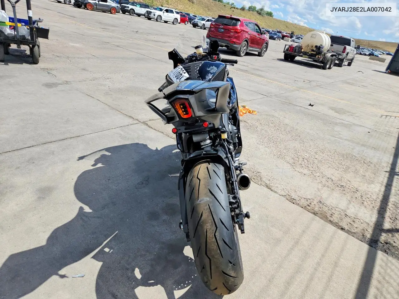 2020 Yamaha Yzfr6 VIN: JYARJ28E2LA007042 Lot: 59011766