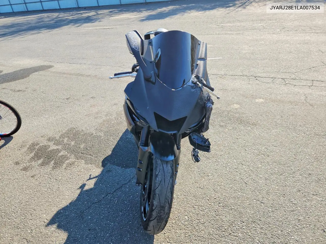 2020 Yamaha Yzf-R6 VIN: JYARJ28E1LA007534 Lot: 60942656