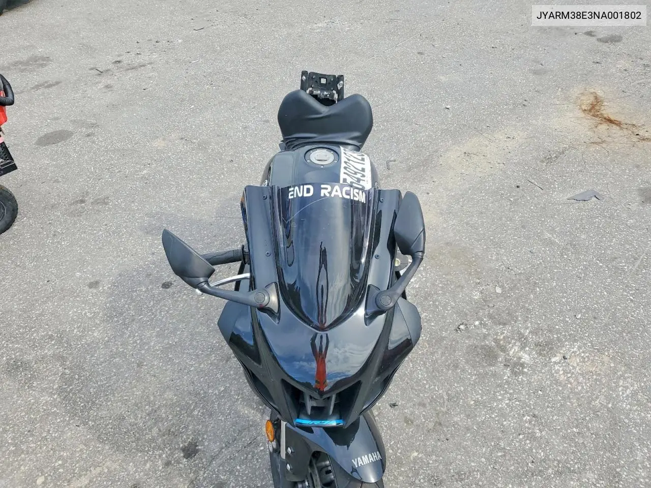 2022 Yamaha Yzfr7 VIN: JYARM38E3NA001802 Lot: 54921236