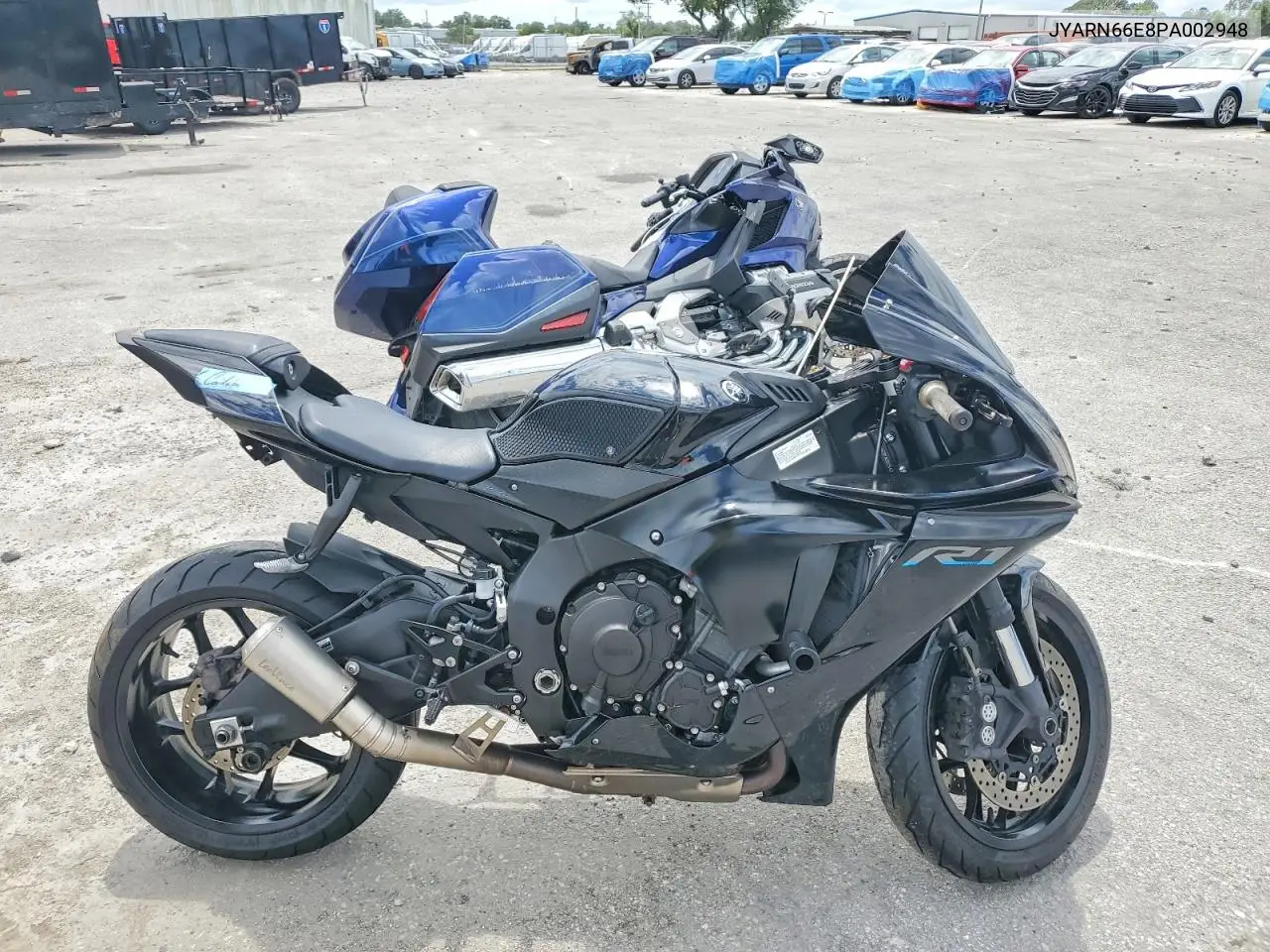 2023 Yamaha Yzfr1 VIN: JYARN66E8PA002948 Lot: 50561286