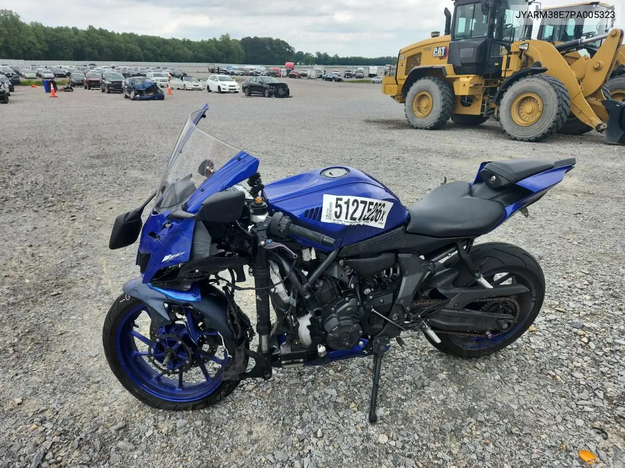 2023 Yamaha Yzfr7 VIN: JYARM38E7PA005323 Lot: 51275256