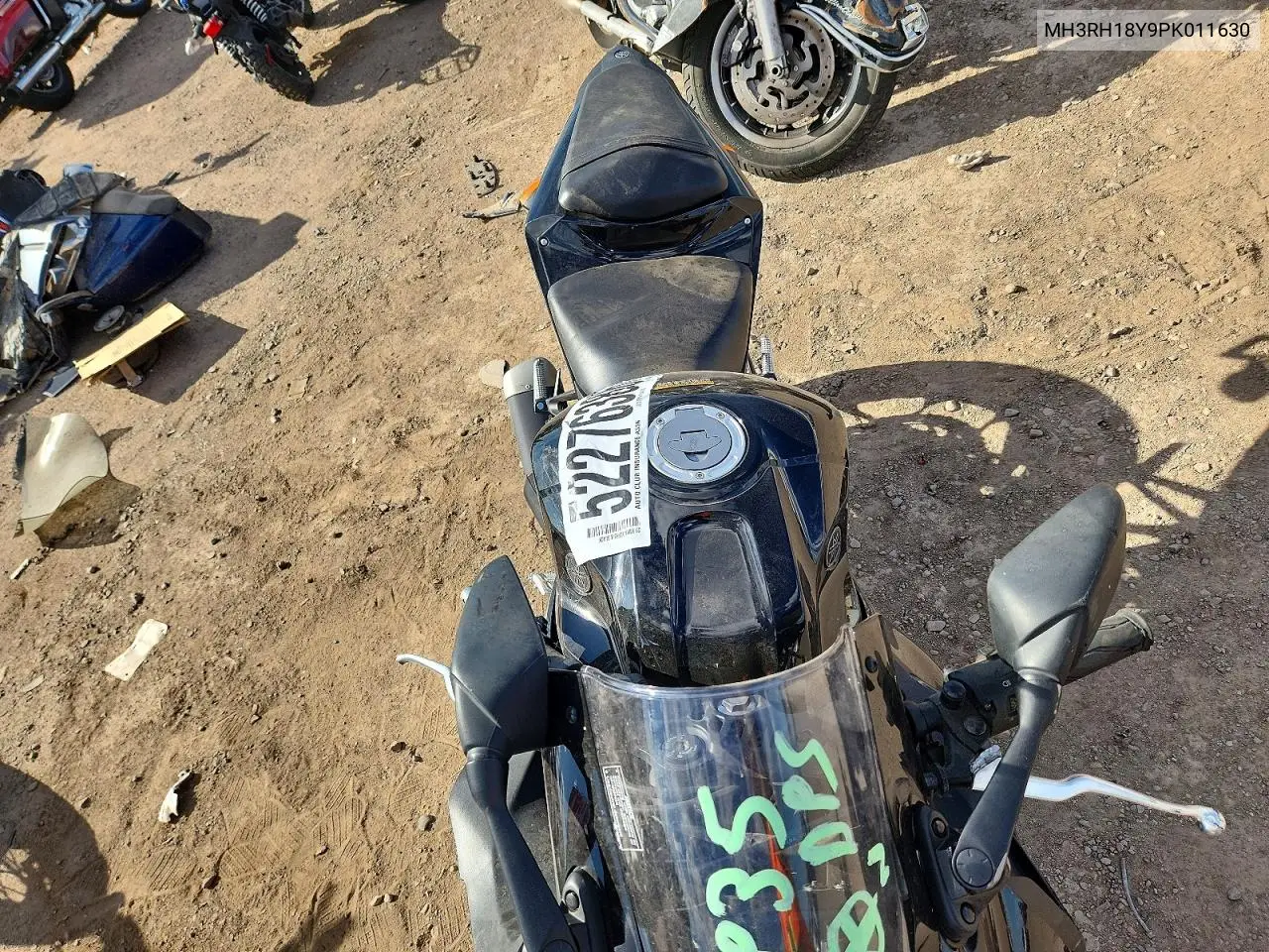 2023 Yamaha Yzfr3 A VIN: MH3RH18Y9PK011630 Lot: 52276386
