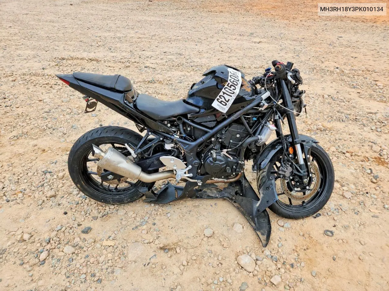 2023 Yamaha Yzfr3 A VIN: MH3RH18Y3PK010134 Lot: 62105606