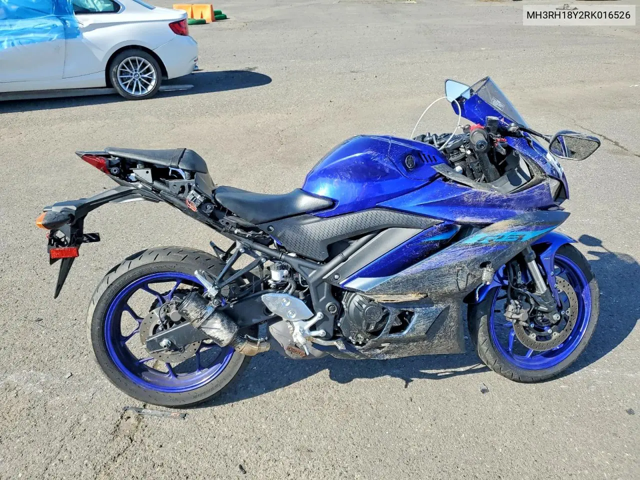 2024 Yamaha Yzfr3 A VIN: MH3RH18Y2RK016526 Lot: 51340446