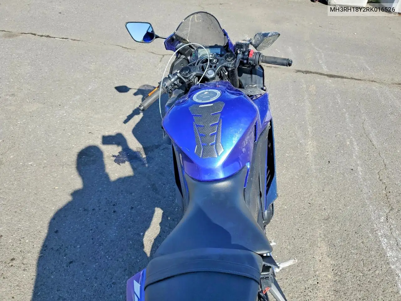 2024 Yamaha Yzfr3 A VIN: MH3RH18Y2RK016526 Lot: 51340446