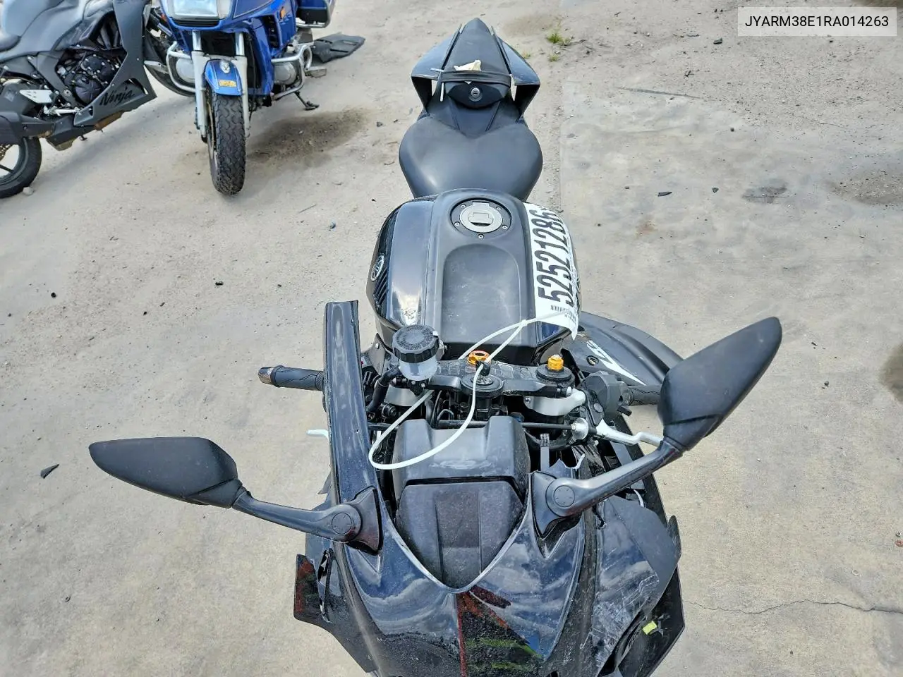 2024 Yamaha Yzfr7 VIN: JYARM38E1RA014263 Lot: 52521286