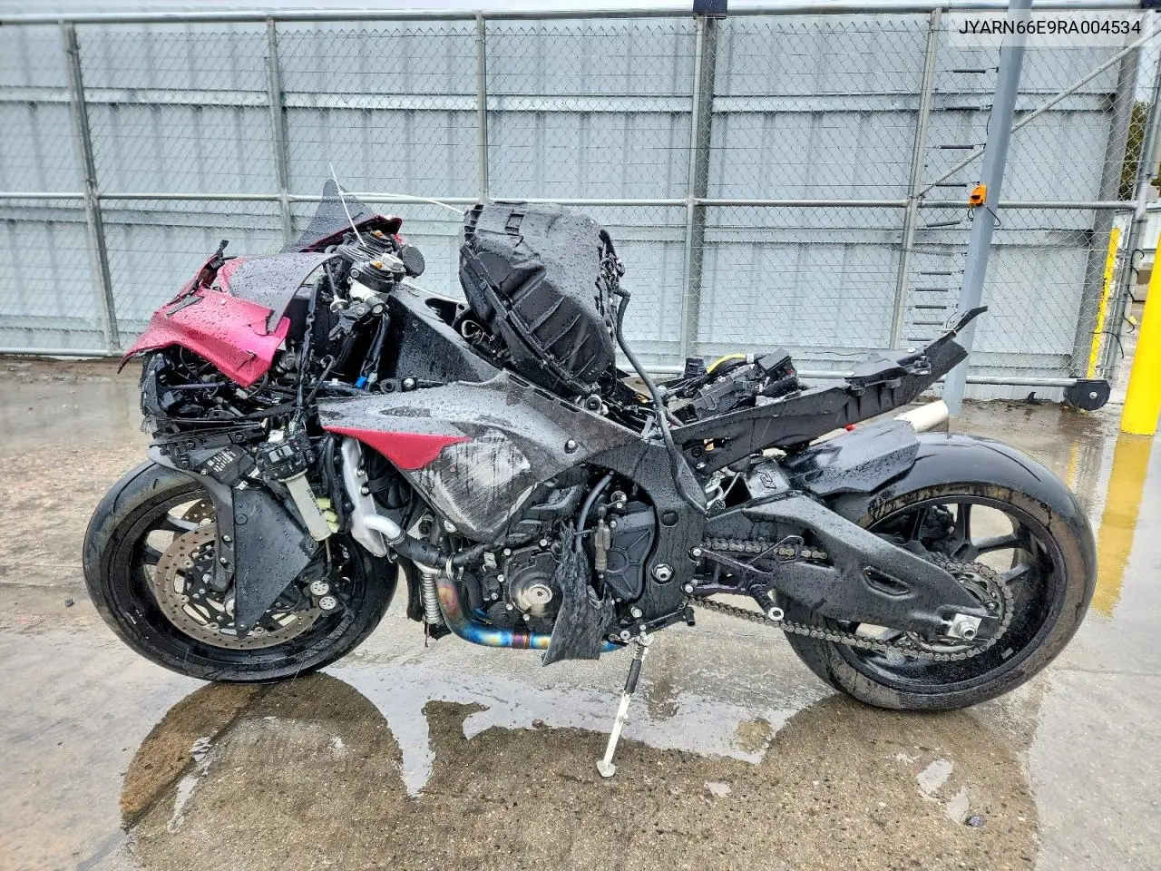 2024 Yamaha Yzfr1 VIN: JYARN66E9RA004534 Lot: 53225516