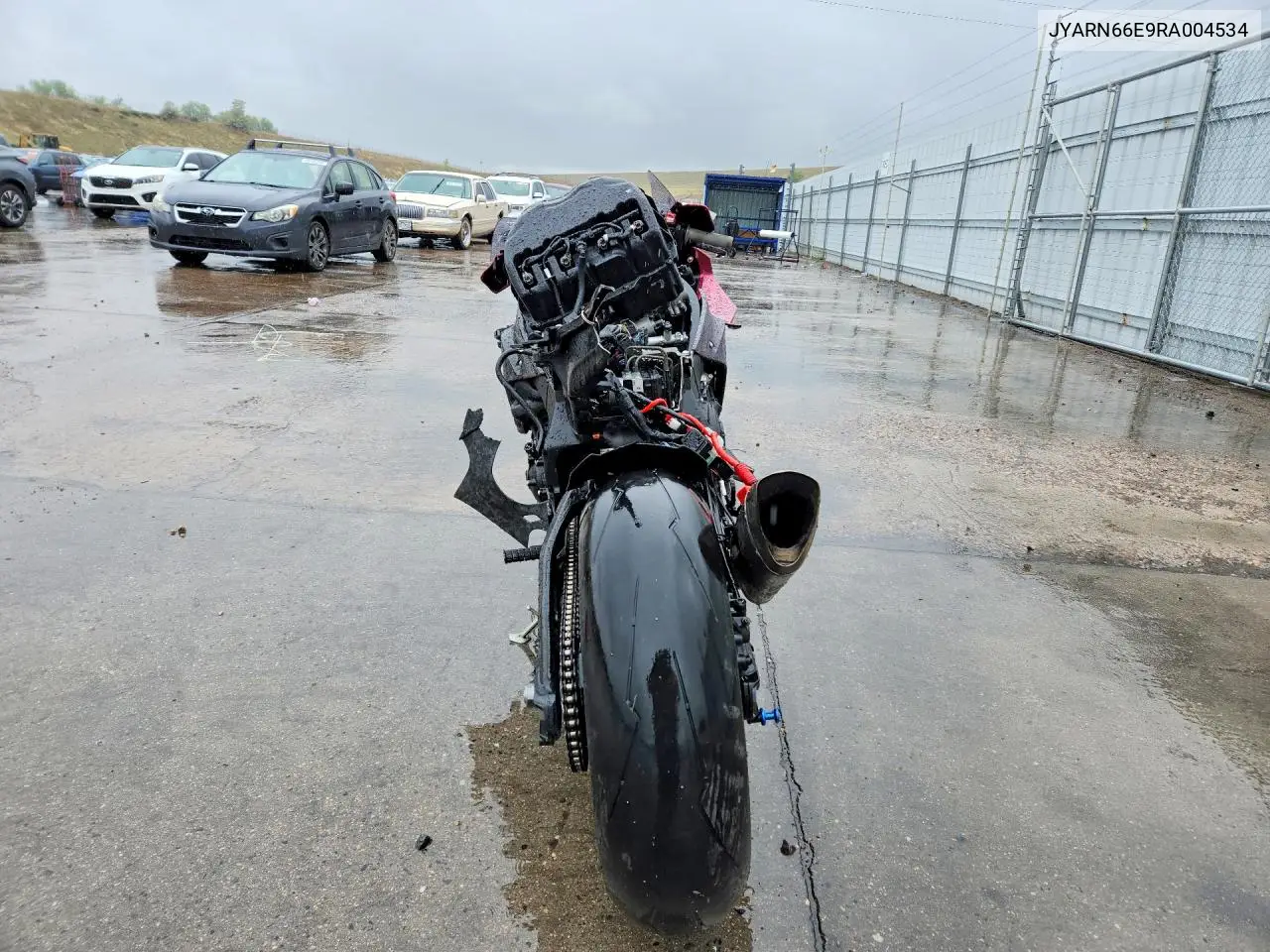 2024 Yamaha Yzfr1 VIN: JYARN66E9RA004534 Lot: 53225516