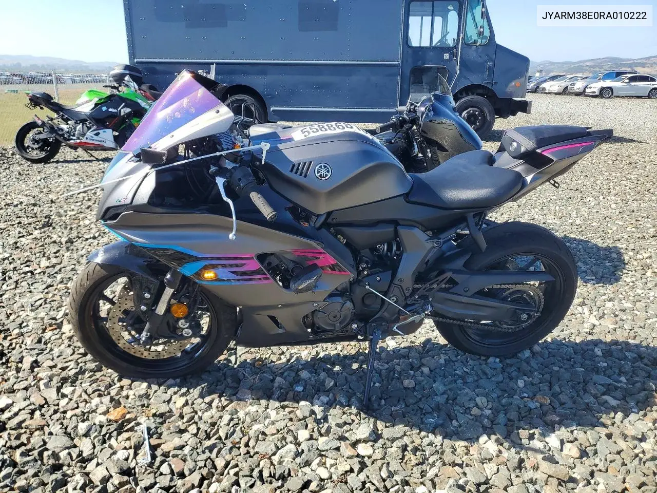 2024 Yamaha Yzfr7 VIN: JYARM38E0RA010222 Lot: 55886816