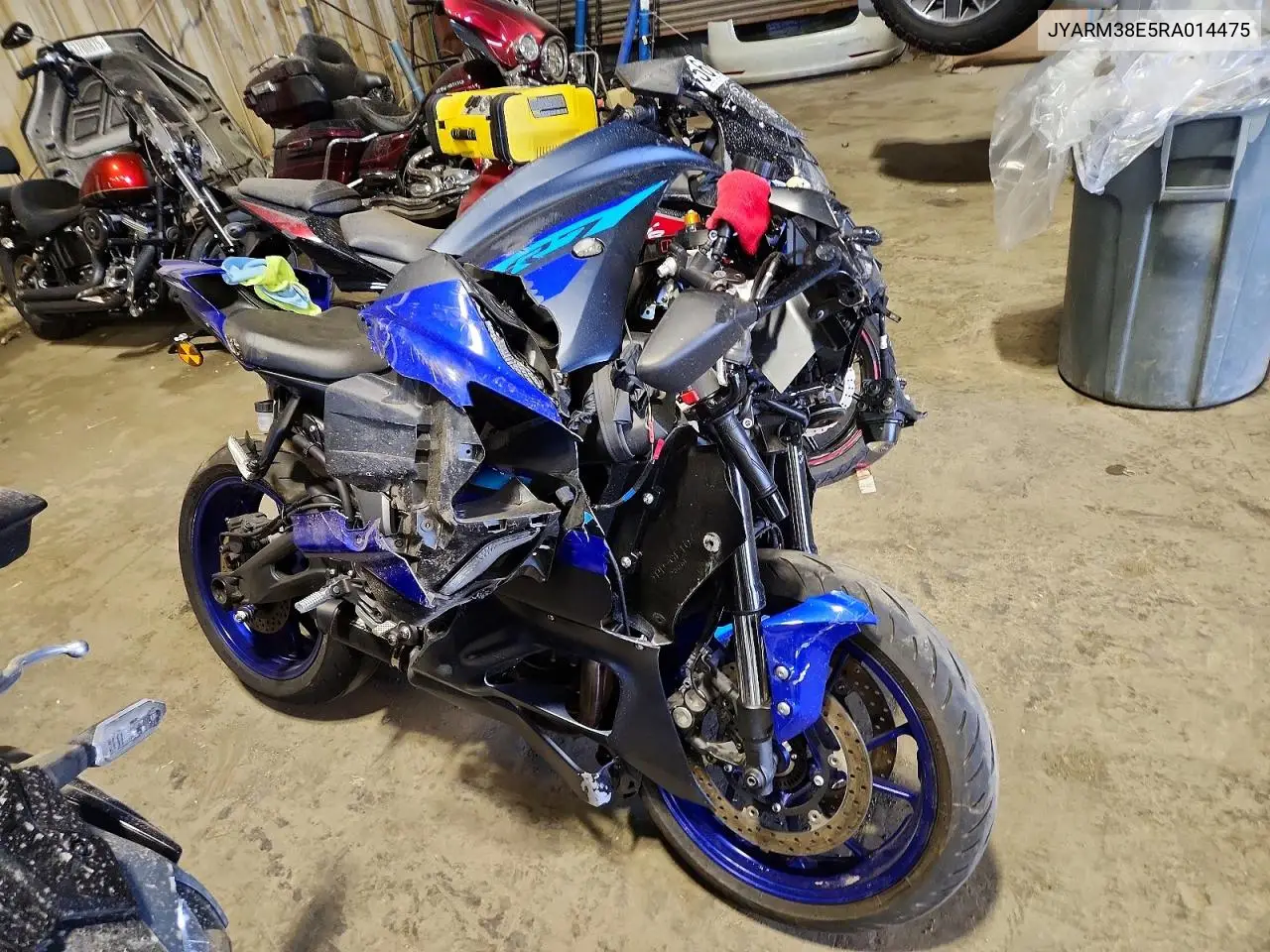 2024 Yamaha Yzfr7 VIN: JYARM38E5RA014475 Lot: 59663336
