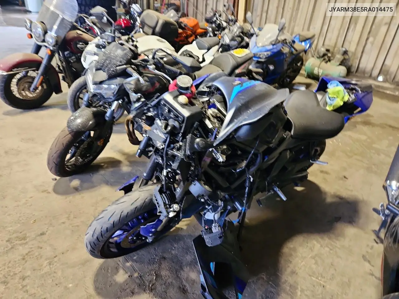 2024 Yamaha Yzfr7 VIN: JYARM38E5RA014475 Lot: 59663336