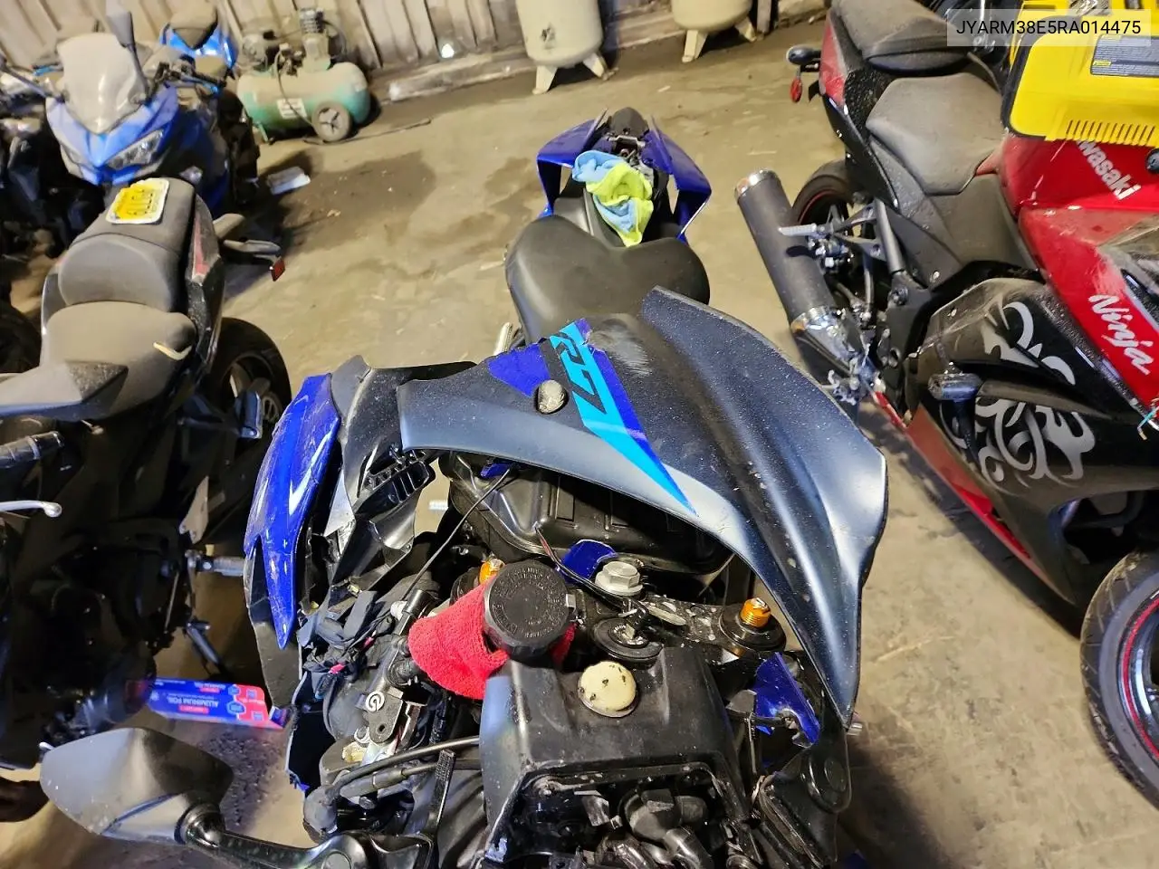 2024 Yamaha Yzfr7 VIN: JYARM38E5RA014475 Lot: 59663336
