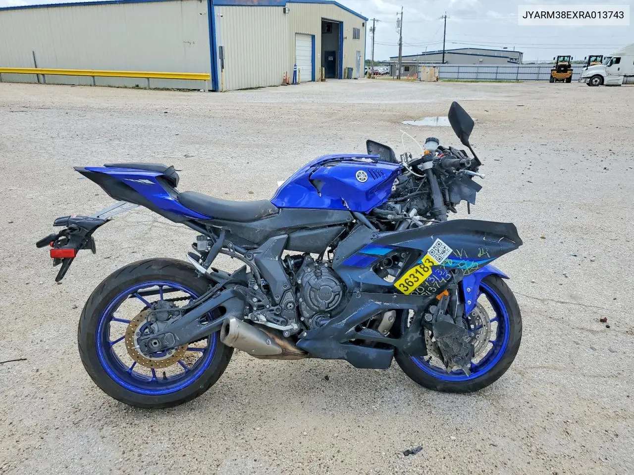 2024 Yamaha Yzfr7 VIN: JYARM38EXRA013743 Lot: 60719546