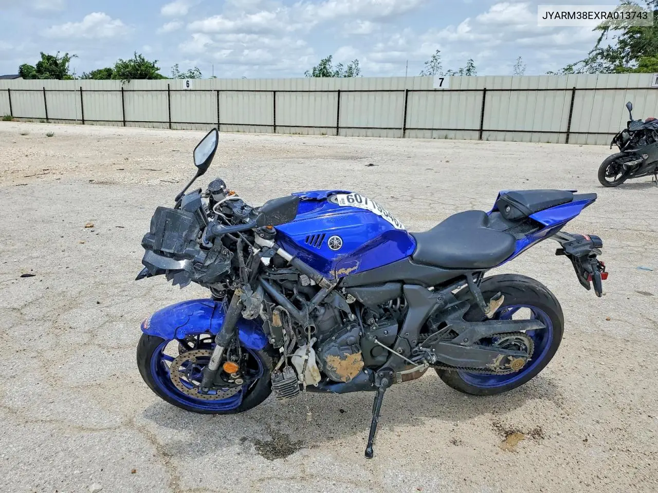 2024 Yamaha Yzfr7 VIN: JYARM38EXRA013743 Lot: 60719546