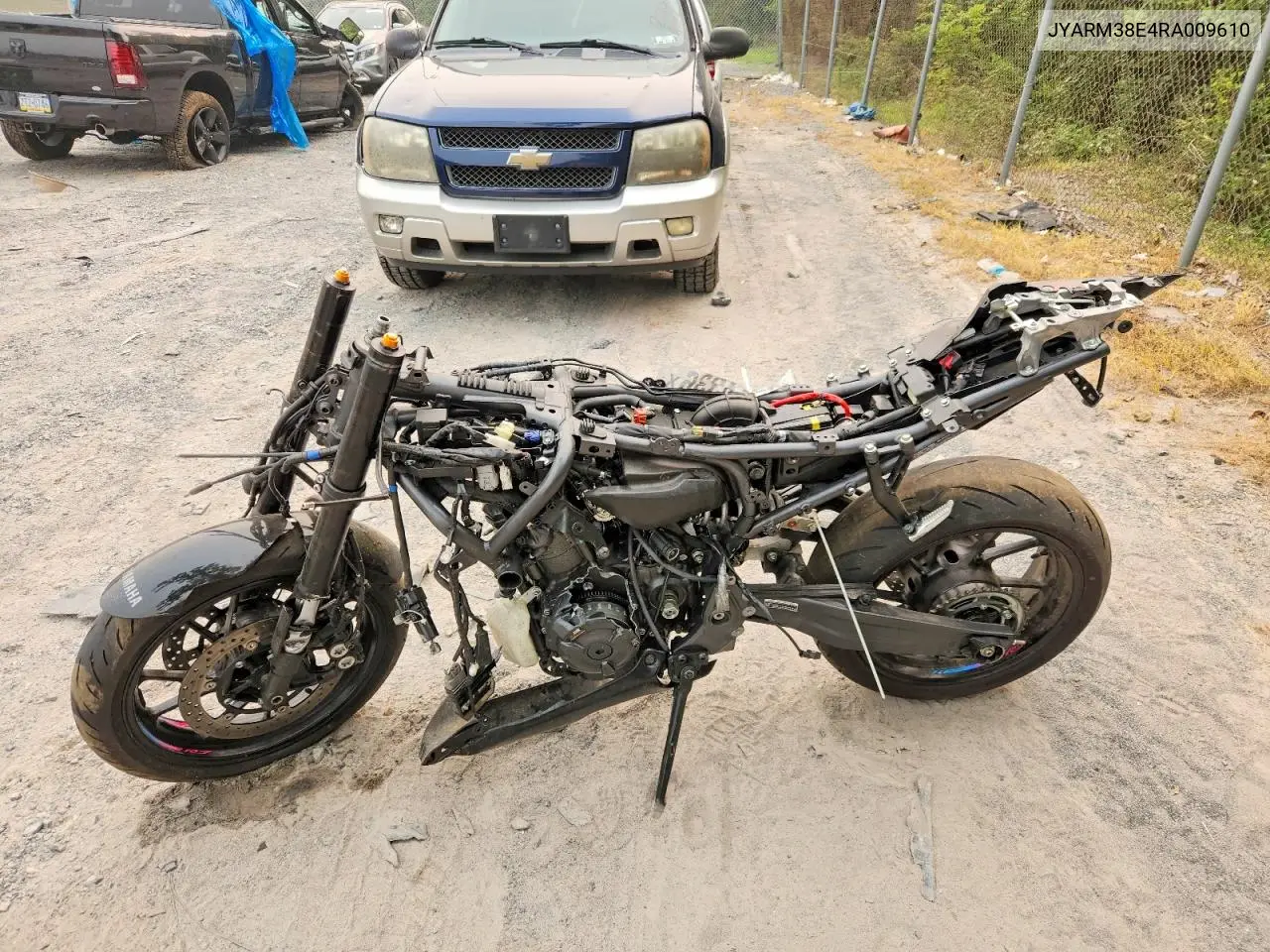 2024 Yamaha Yzfr7 VIN: JYARM38E4RA009610 Lot: 61394336