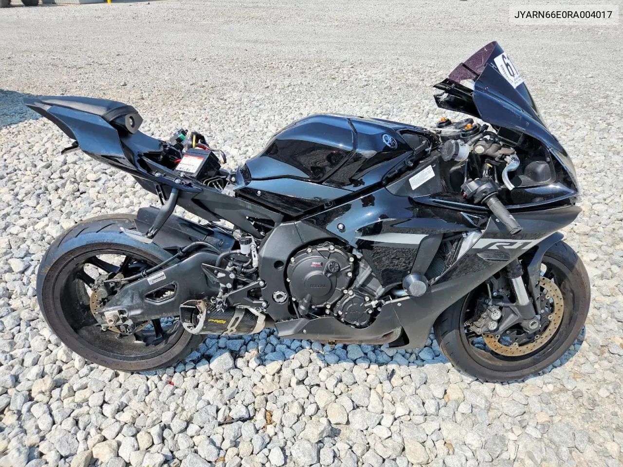 2024 Yamaha Yzfr1 VIN: JYARN66E0RA004017 Lot: 61424406
