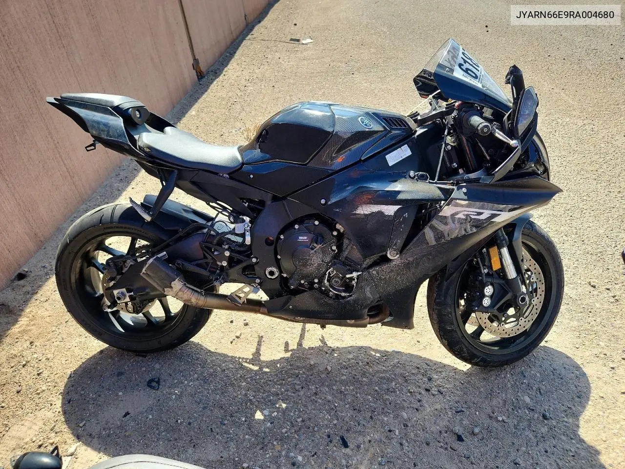 2024 Yamaha Yzfr1 VIN: JYARN66E9RA004680 Lot: 61873706