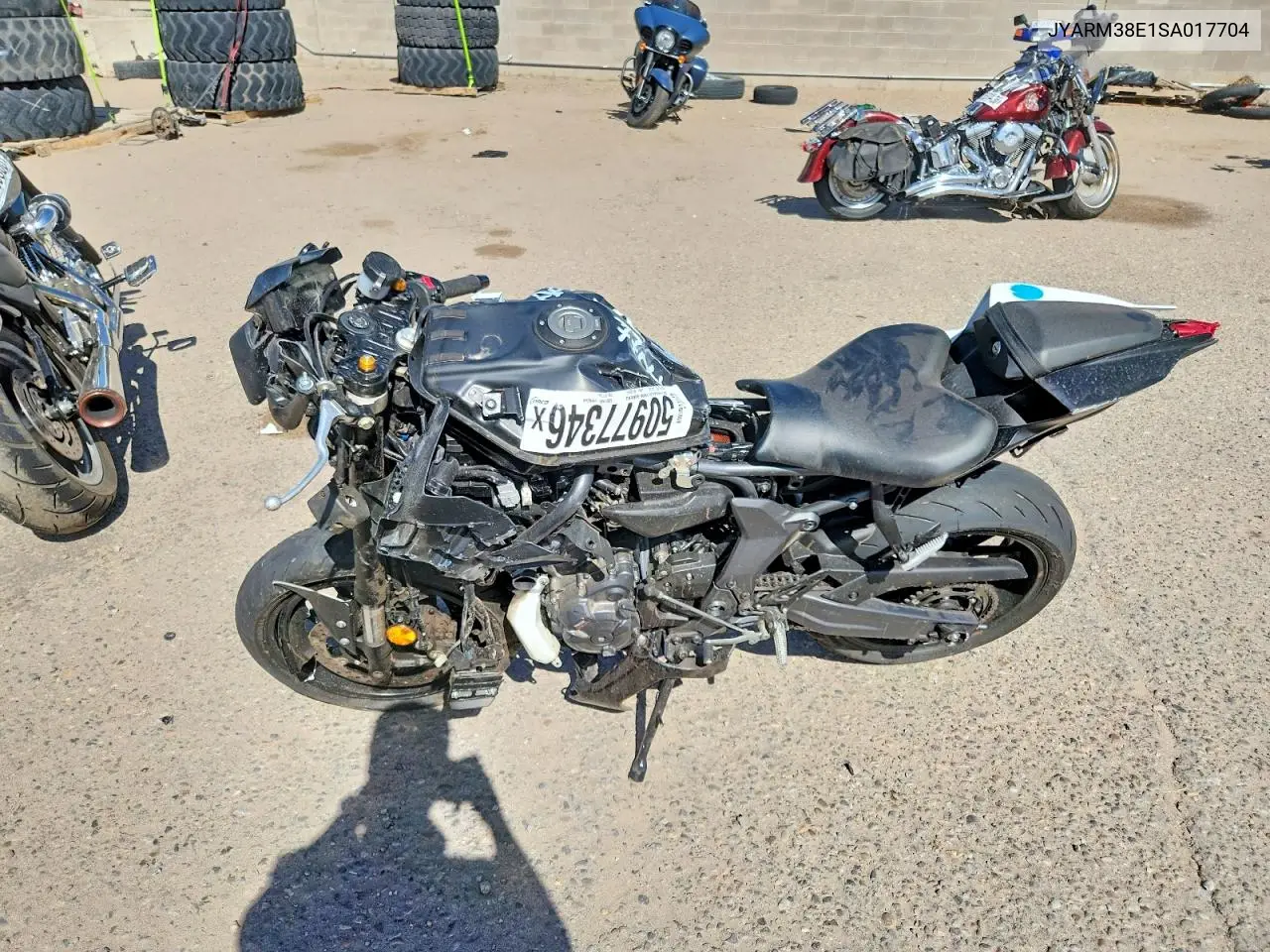 2025 Yamaha Yzfr7 VIN: JYARM38E1SA017704 Lot: 50977346