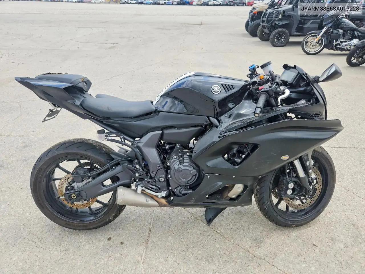 2025 Yamaha Yzfr7 VIN: JYARM38E6SA017228 Lot: 54106666