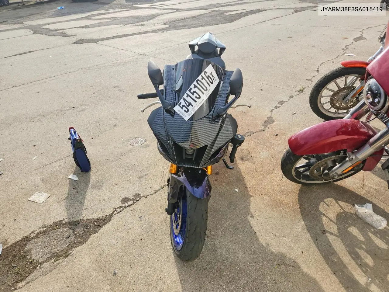 2025 Yamaha Yzfr7 VIN: JYARM38E3SA015419 Lot: 54151016