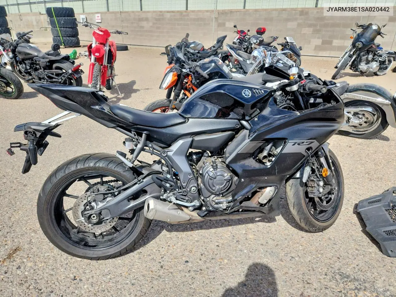 2025 Yamaha Yzfr7 VIN: JYARM38E1SA020442 Lot: 54328916