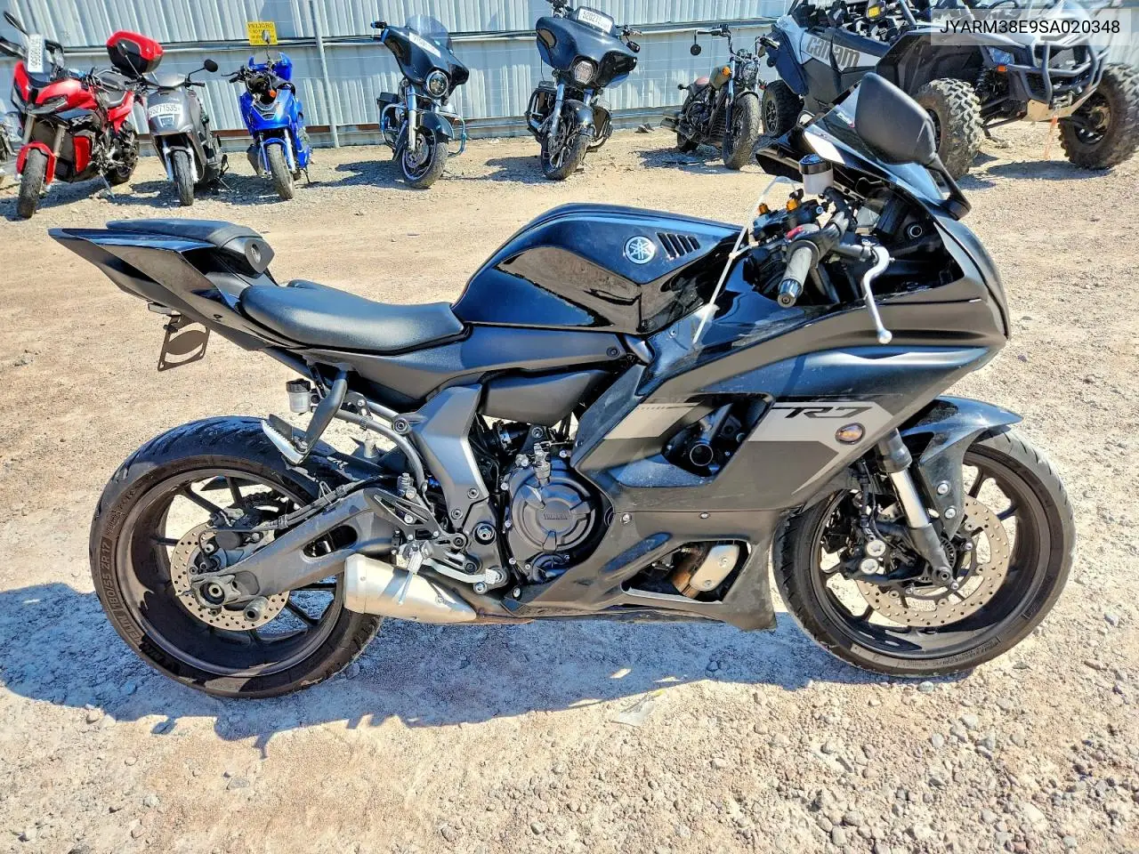 2025 Yamaha Yzfr7 VIN: JYARM38E9SA020348 Lot: 56545646