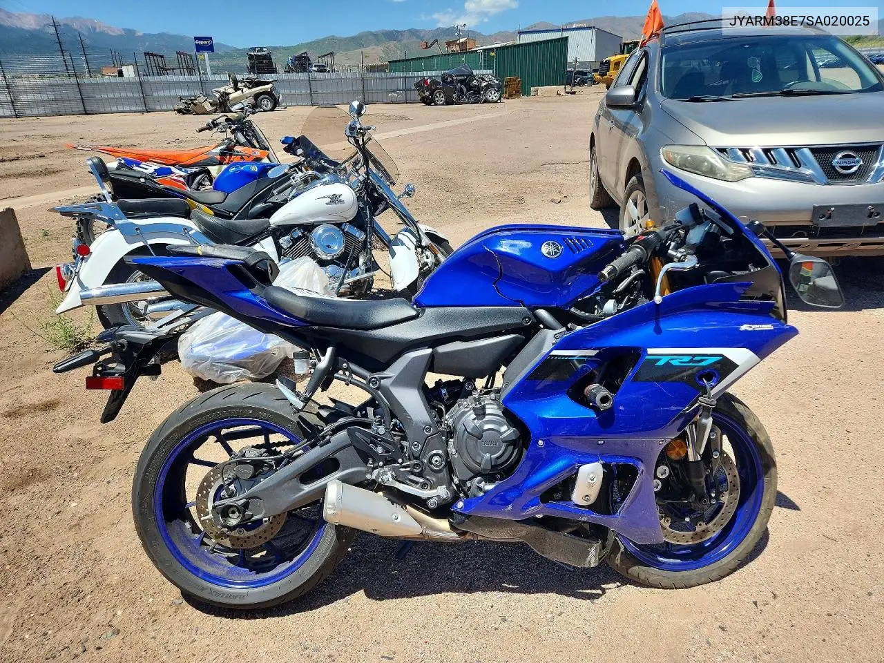 2025 Yamaha Yzfr7 VIN: JYARM38E7SA020025 Lot: 57131166