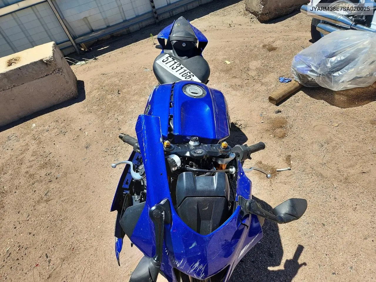 2025 Yamaha Yzfr7 VIN: JYARM38E7SA020025 Lot: 57131166