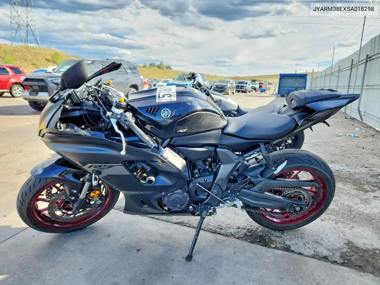 2025 Yamaha Yzfr7 VIN: JYARM38EXSA018298 Lot: 57361556