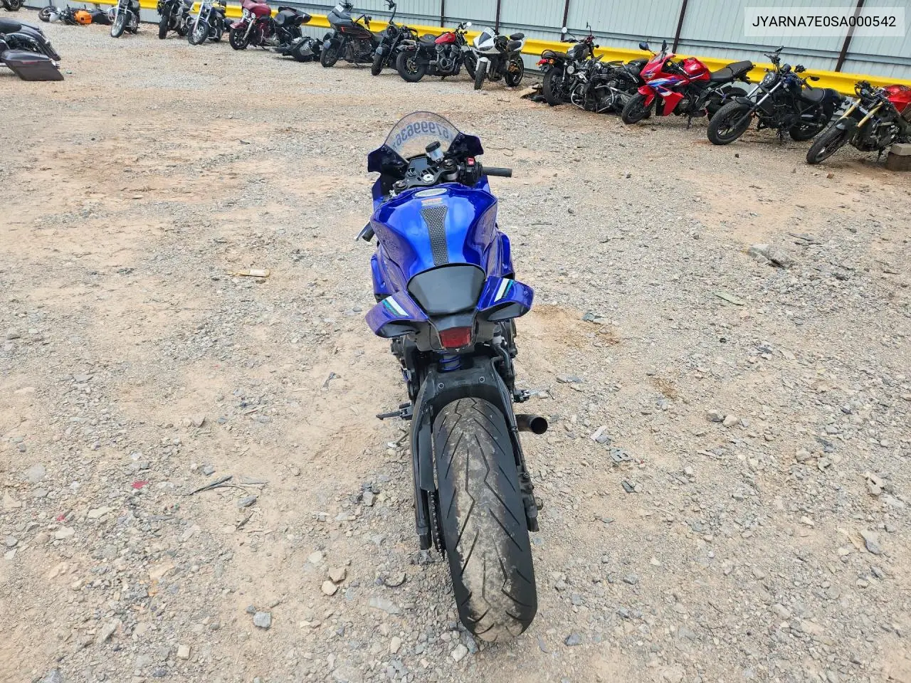 2025 Yamaha Yzf1000 VIN: JYARNA7E0SA000542 Lot: 57999636