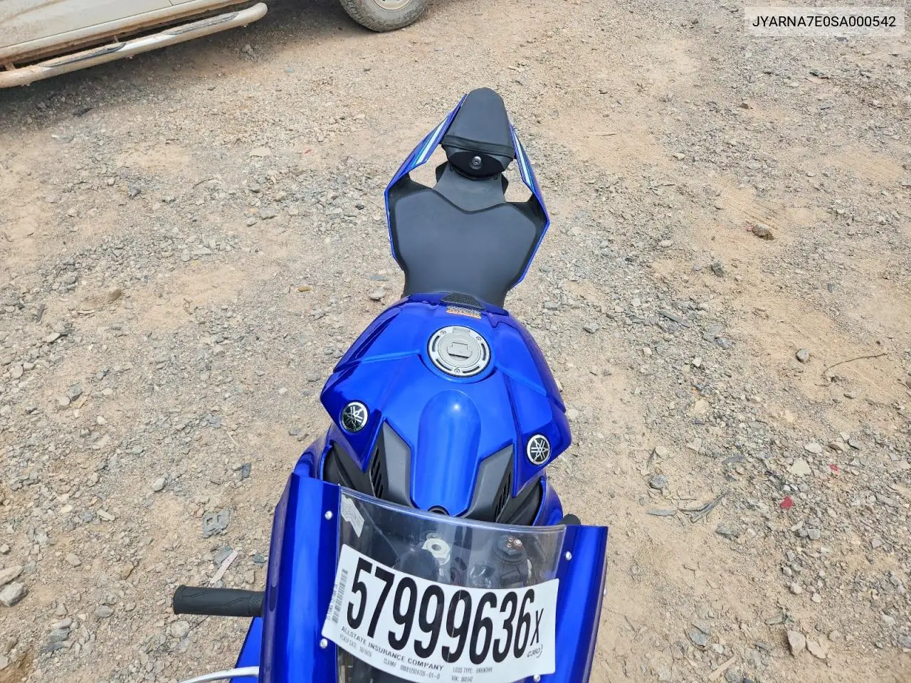 2025 Yamaha Yzf1000 VIN: JYARNA7E0SA000542 Lot: 57999636