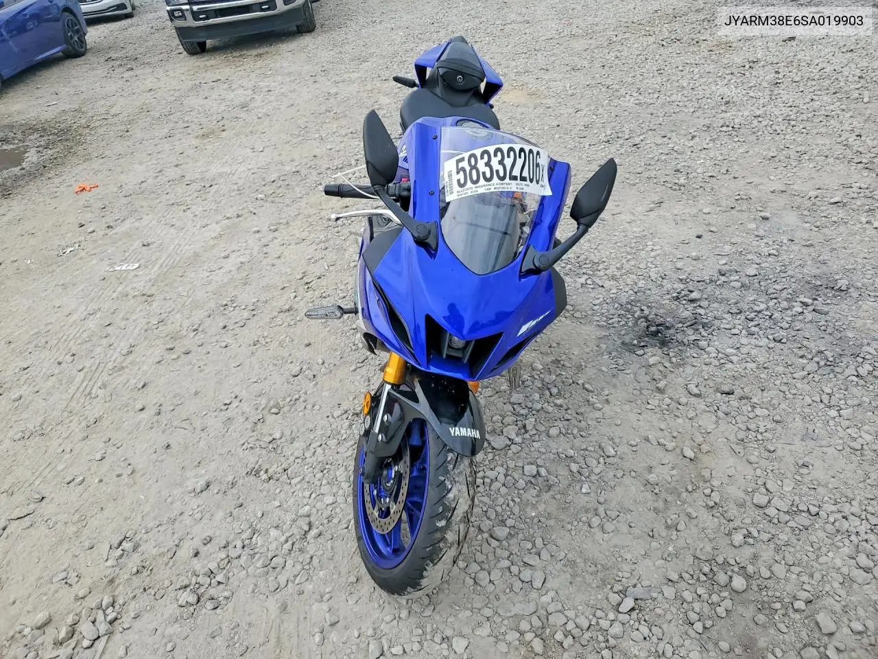 2025 Yamaha Yzfr7 VIN: JYARM38E6SA019903 Lot: 58332206