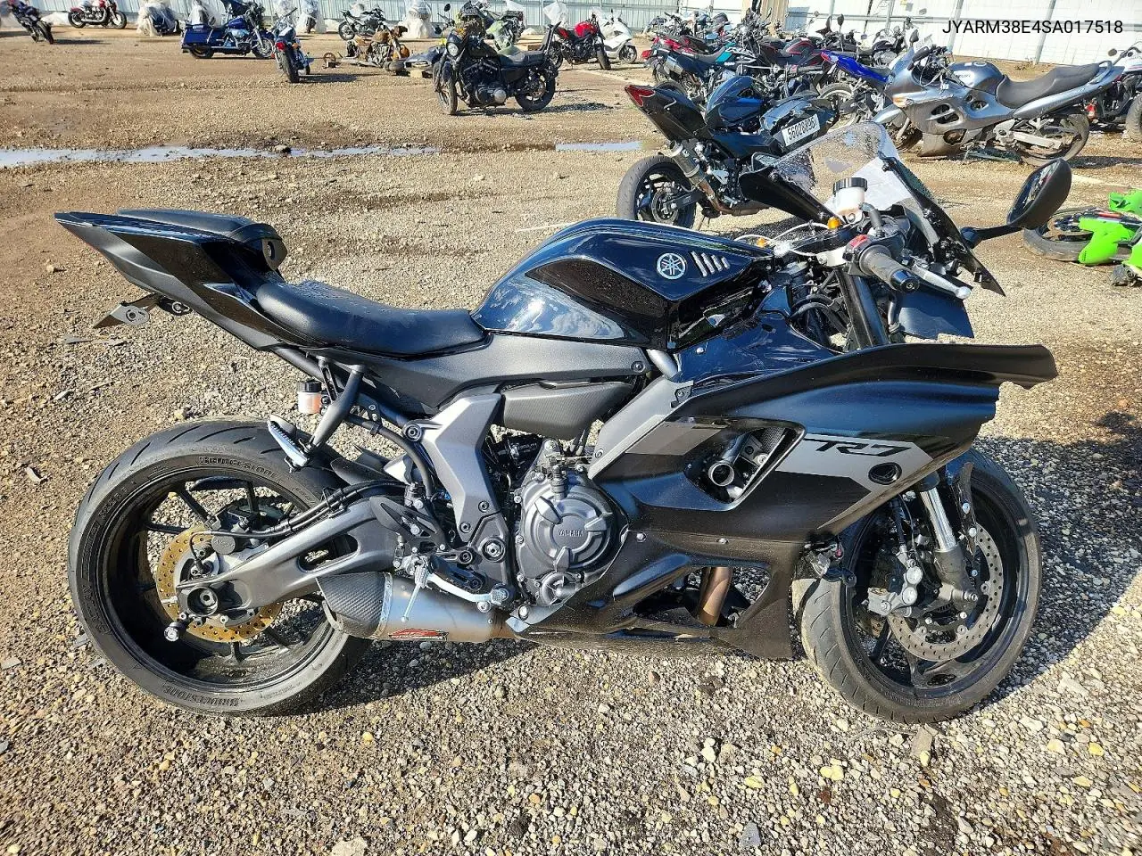 2025 Yamaha Yzfr7 VIN: JYARM38E4SA017518 Lot: 58722976