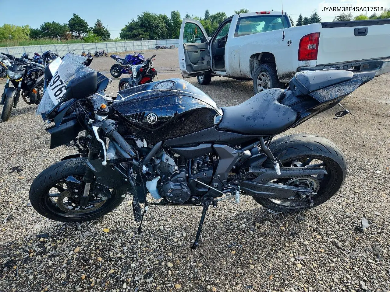 2025 Yamaha Yzfr7 VIN: JYARM38E4SA017518 Lot: 58722976
