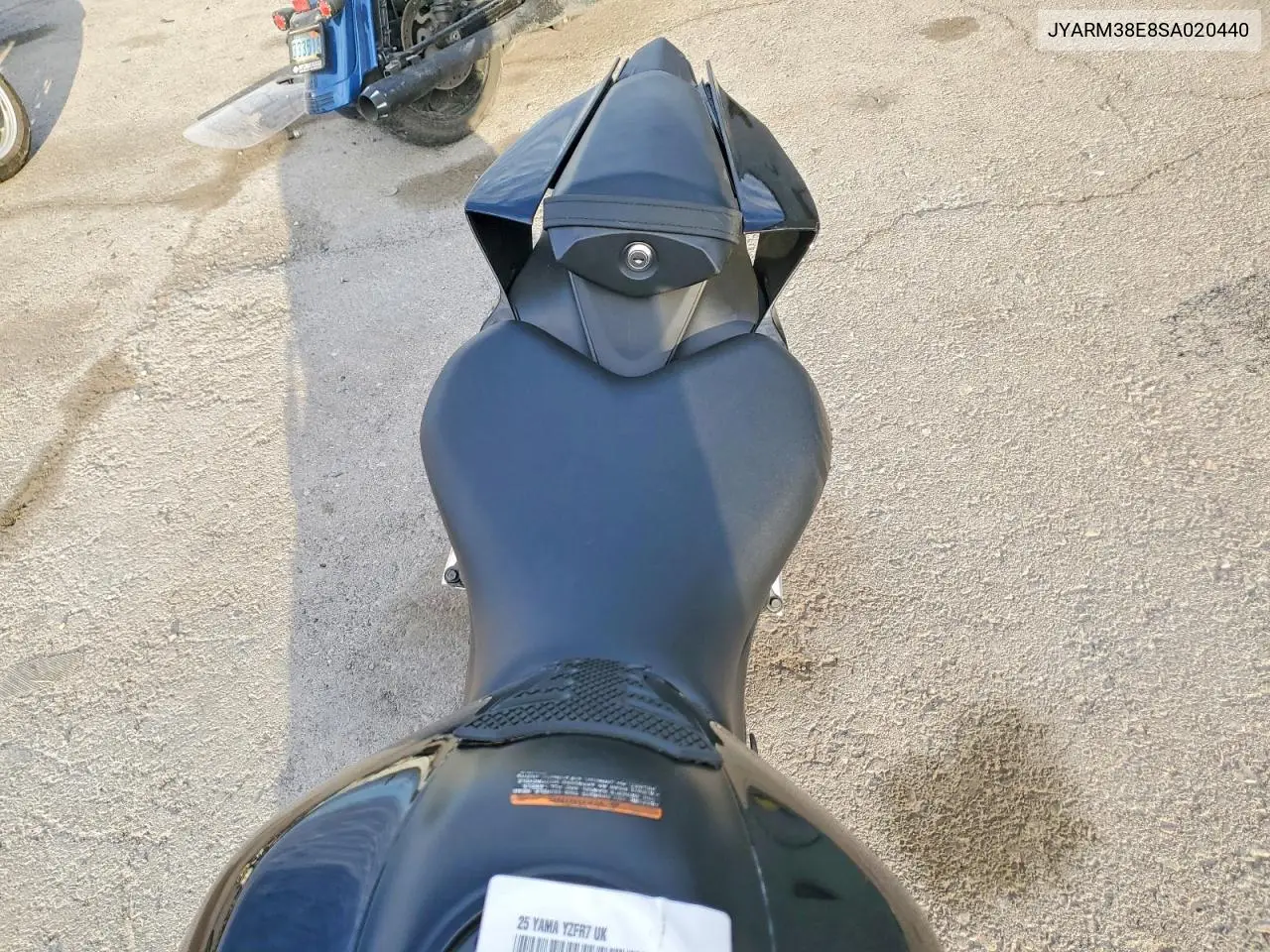 2025 Yamaha Yzfr7 VIN: JYARM38E8SA020440 Lot: 60981416