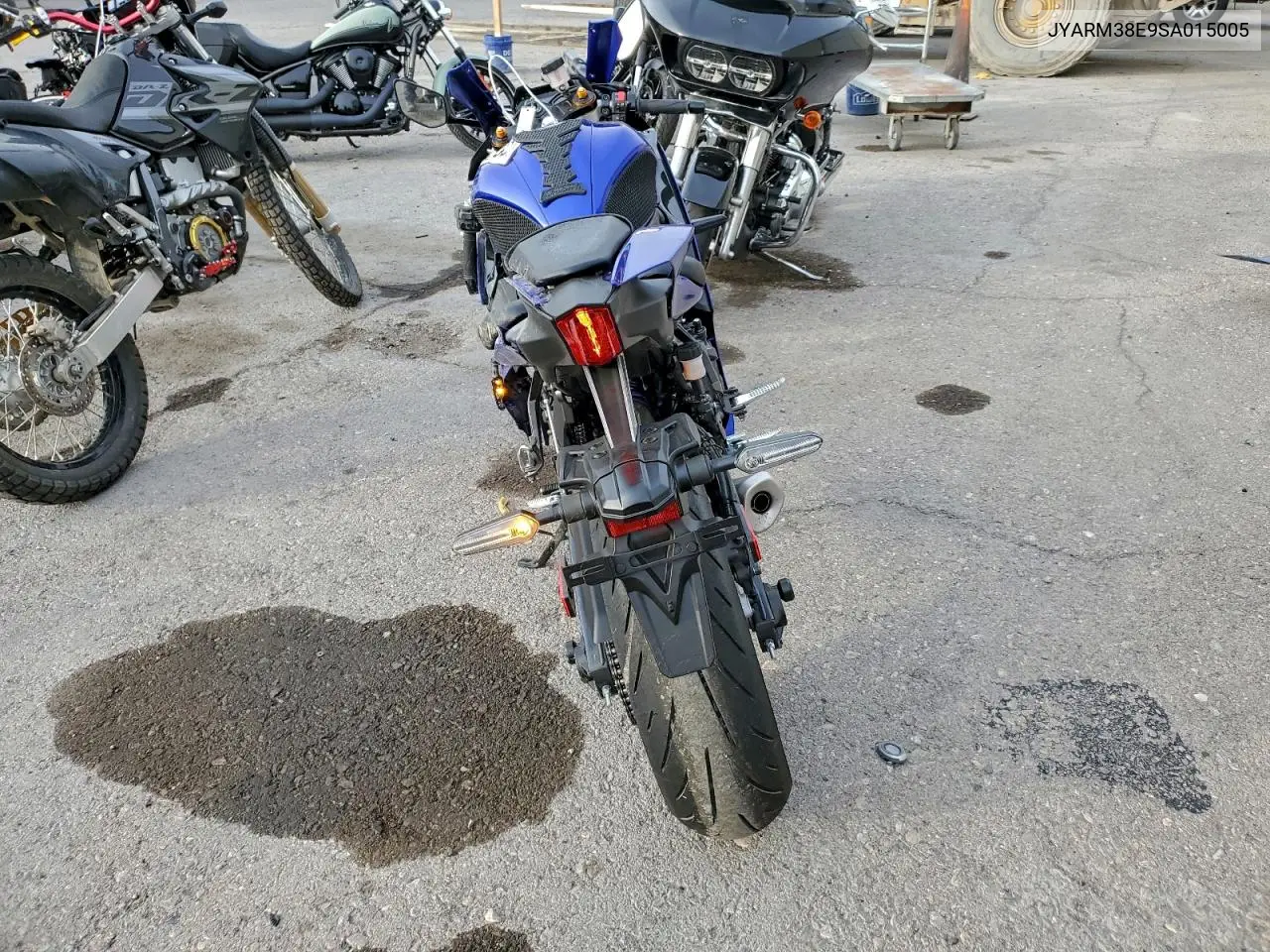2025 Yamaha Yzfr7 VIN: JYARM38E9SA015005 Lot: 99312195