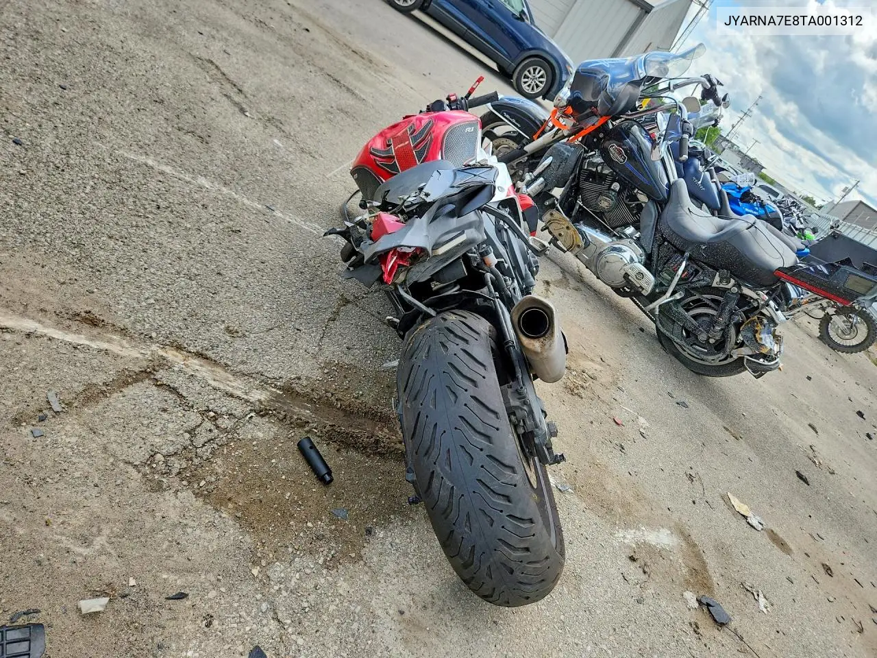 2026 Yamaha Yzf1000 VIN: JYARNA7E8TA001312 Lot: 60855806
