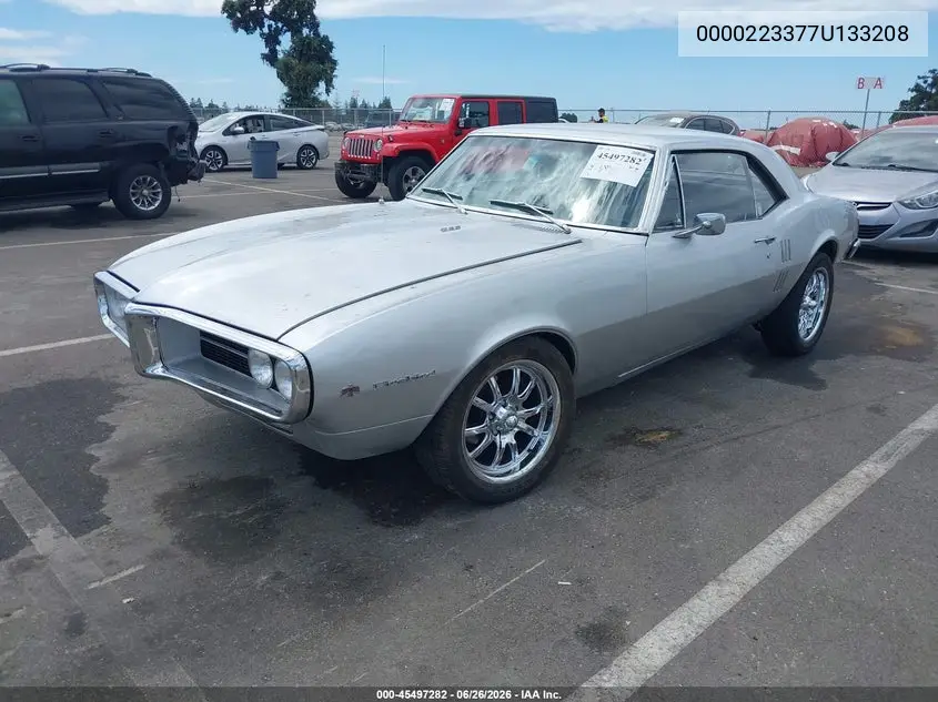 1967 Pontiac Firebird VIN: 223377U133208 Lot: 45497282