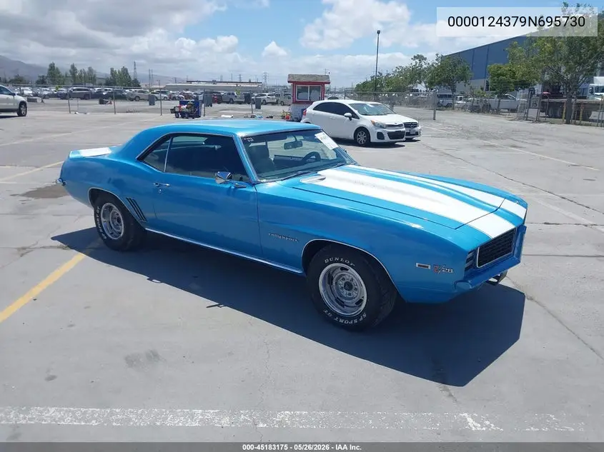 1969 Chevrolet Camaro VIN: 124379N695730 Lot: 45183175