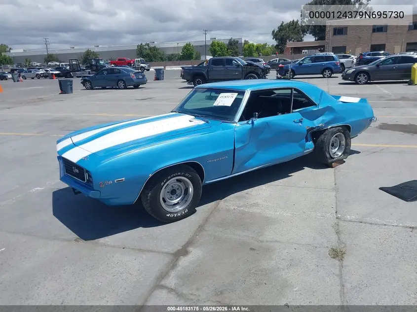 1969 Chevrolet Camaro VIN: 124379N695730 Lot: 45183175