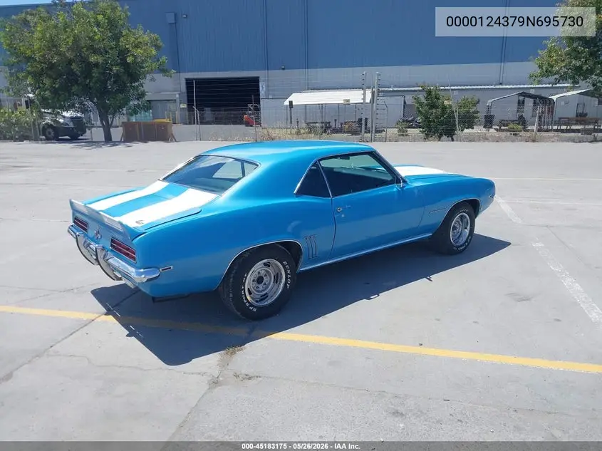 1969 Chevrolet Camaro VIN: 124379N695730 Lot: 45183175