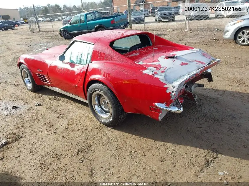 00001Z37K2S502166 1972 Chev Corvette Stingray