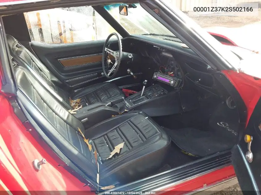 00001Z37K2S502166 1972 Chev Corvette Stingray