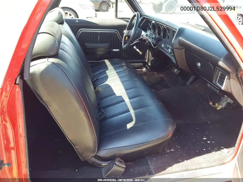 1972 Chevrolet El Camino VIN: 00001D80J2L529994 Lot: 45389394